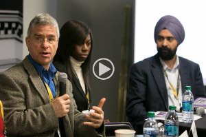 Mark Murcko, Feyi Olopade and Ajit Singh